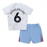 Aston Villa Douglas Luiz #6 Gostujuci Dres za djecu 2023-24 Kratak Rukav (+ Kratke hlače)